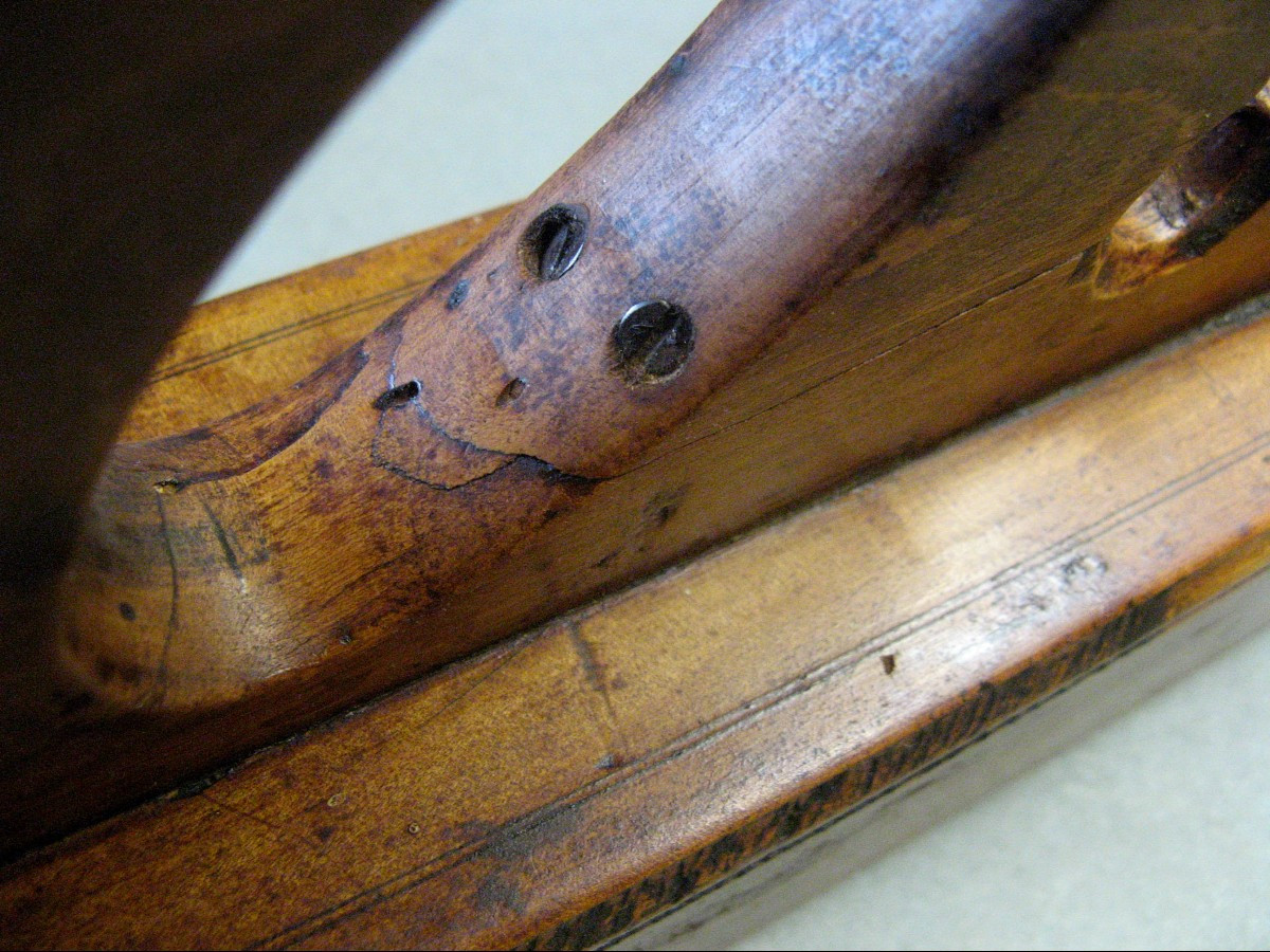 Rabot Varlope sculptée début XIXe. Compagnons Art Populaire.-photo-8