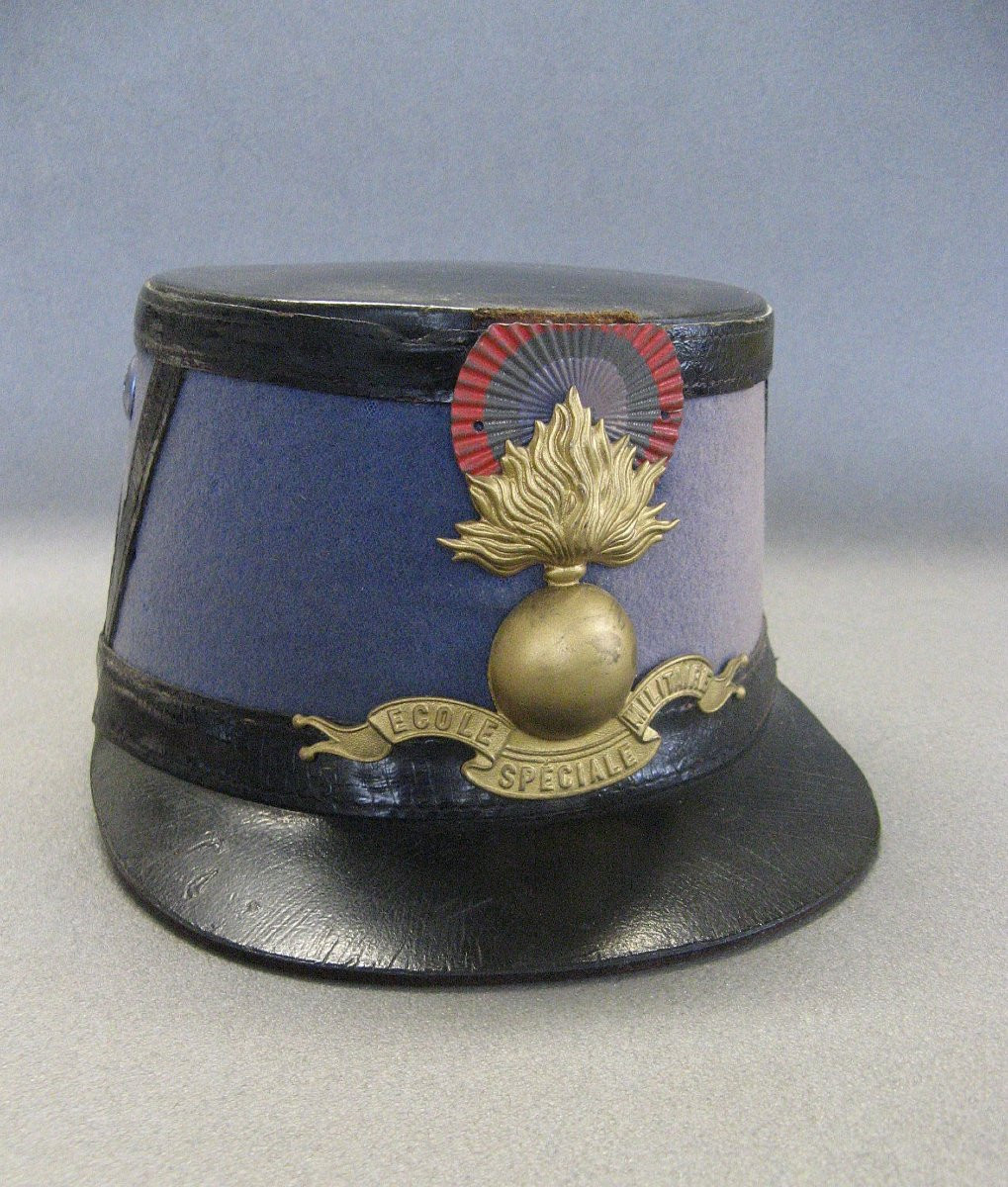 Shako De l'Ecole Spéciale Militaire De Saint Cyr.-photo-3