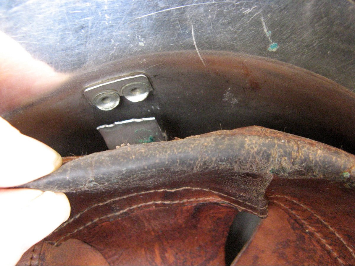 Sapeurs-pompiers Helmet Mle 33 Ille City Of Troyes. Fifth Republic.-photo-4