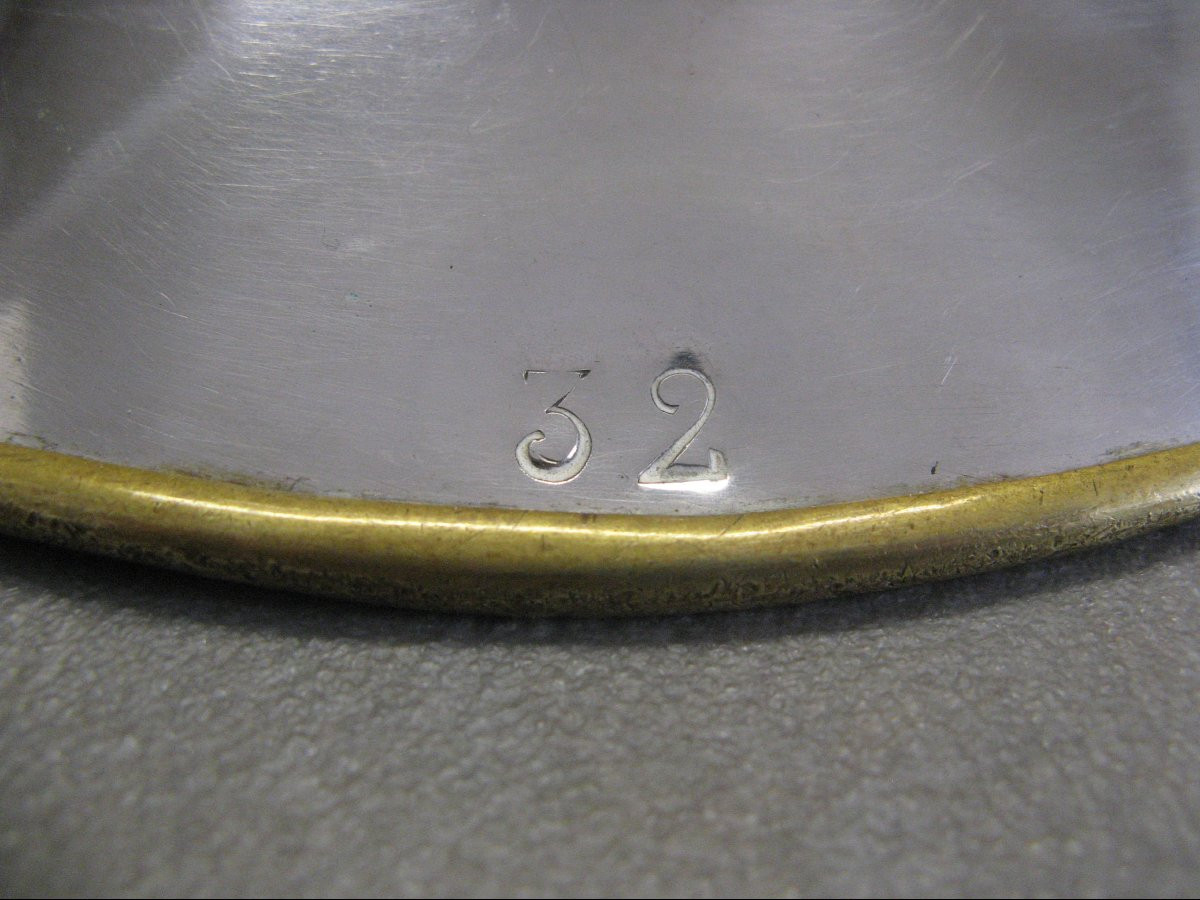 Sapeurs-pompiers Helmet Mle 33 Ille City ​​of Troyes. Fifth Republic.-photo-3