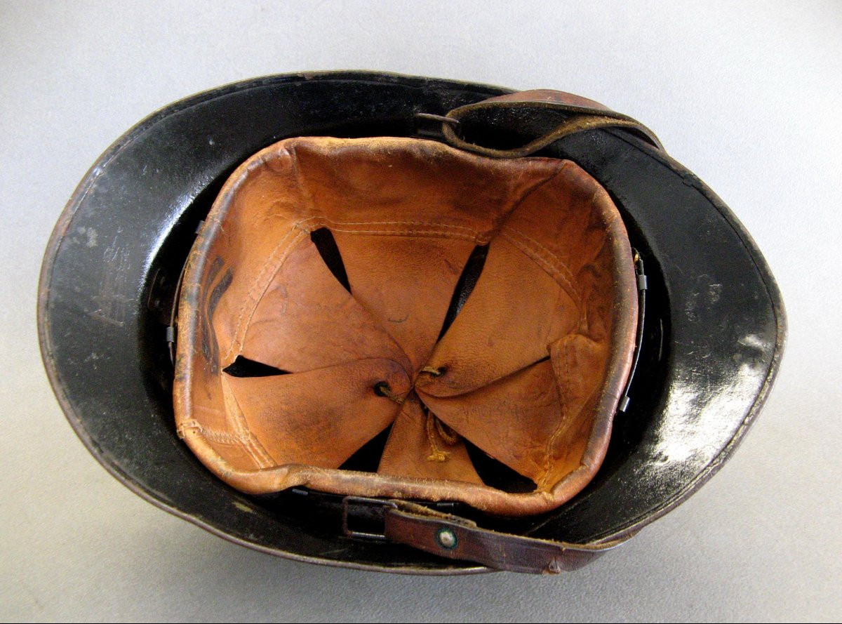 Helmet Adrian Mle 26 De La Gendarmerie Maritime. Second World War 39/45.-photo-2