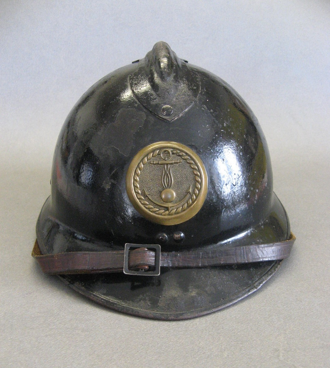 Helmet Adrian Mle 26 De La Gendarmerie Maritime. Second World War 39/45.