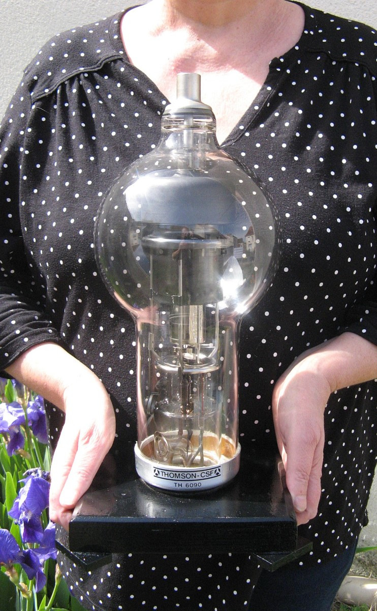 Thomson-csf Th6090 Mercury-vapor Thyratron Lamp. Curiosity Cabinet.-photo-4