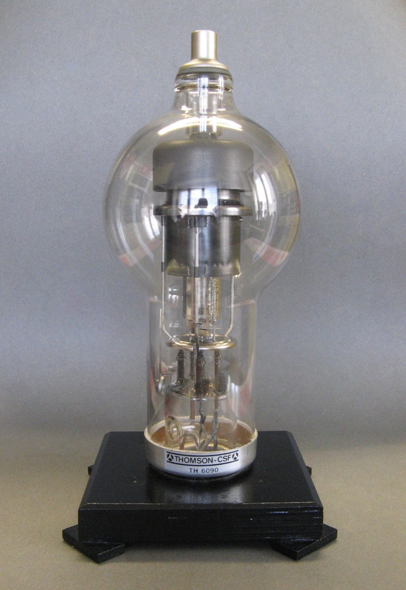 Thomson-csf Th6090 Mercury-vapor Thyratron Lamp. Curiosity Cabinet.