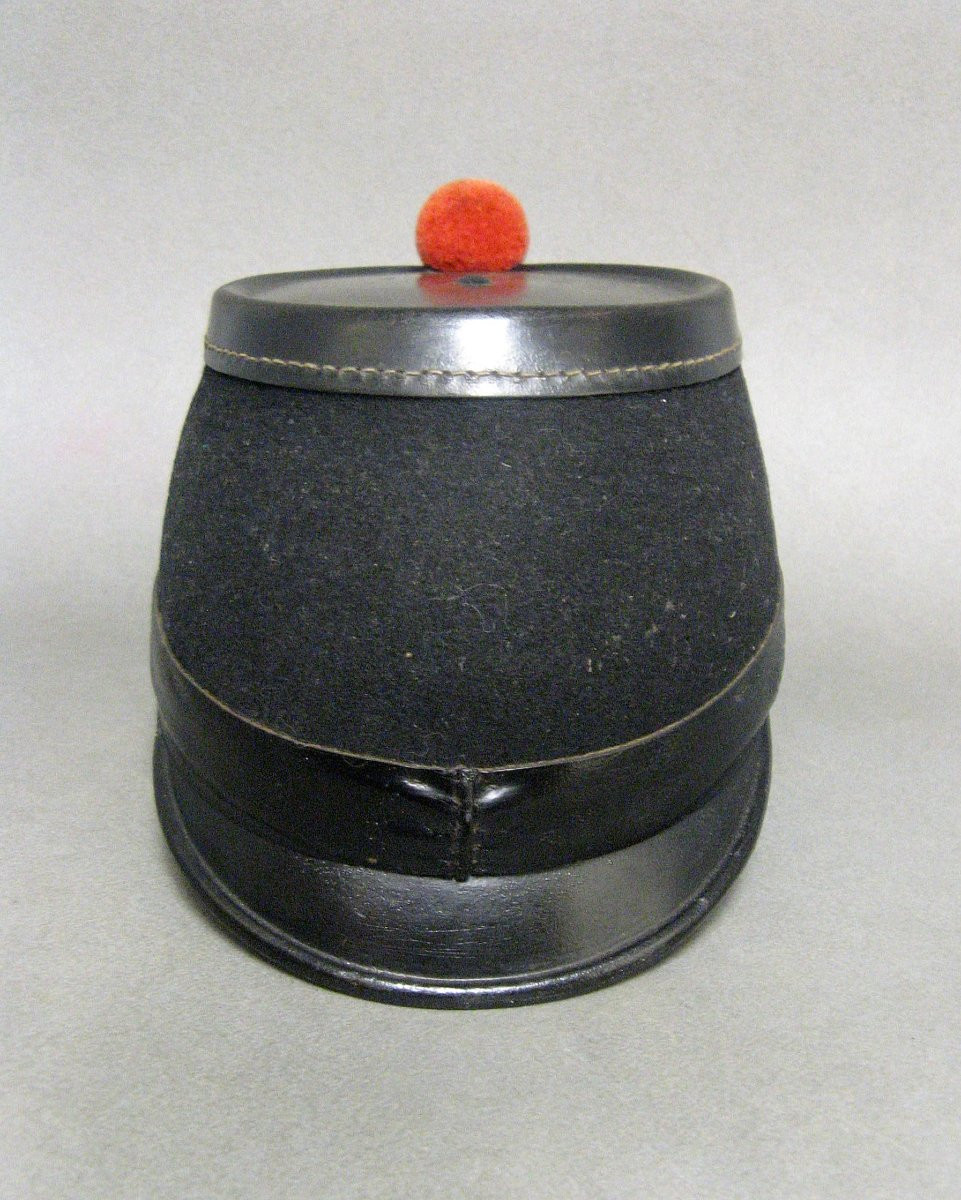 Swiss Shako Mle 1898 De La 47e Batterie d'Artillerie De Campagne.-photo-3