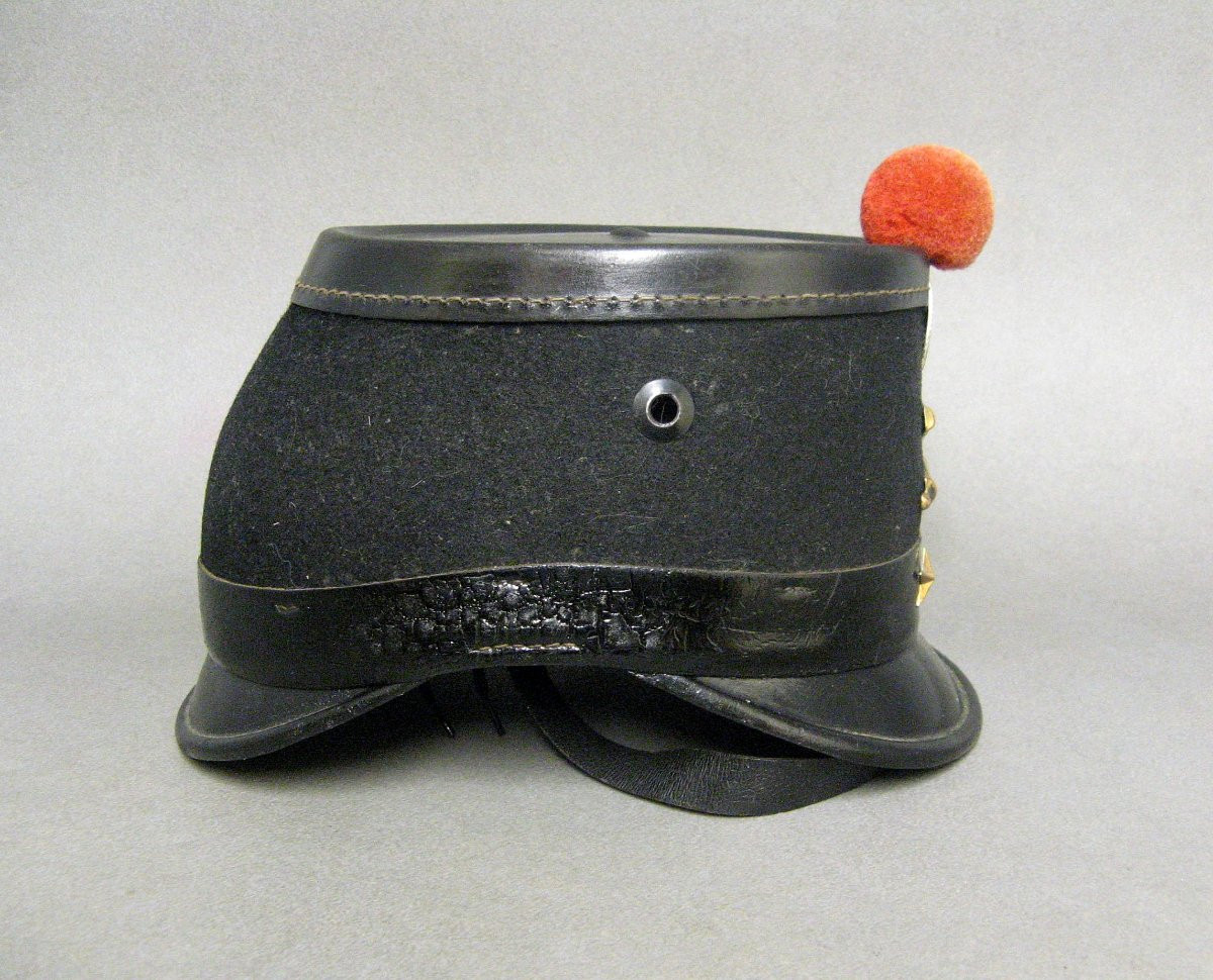 Swiss Shako Mle 1898 De La 47e Batterie d'Artillerie De Campagne.-photo-4