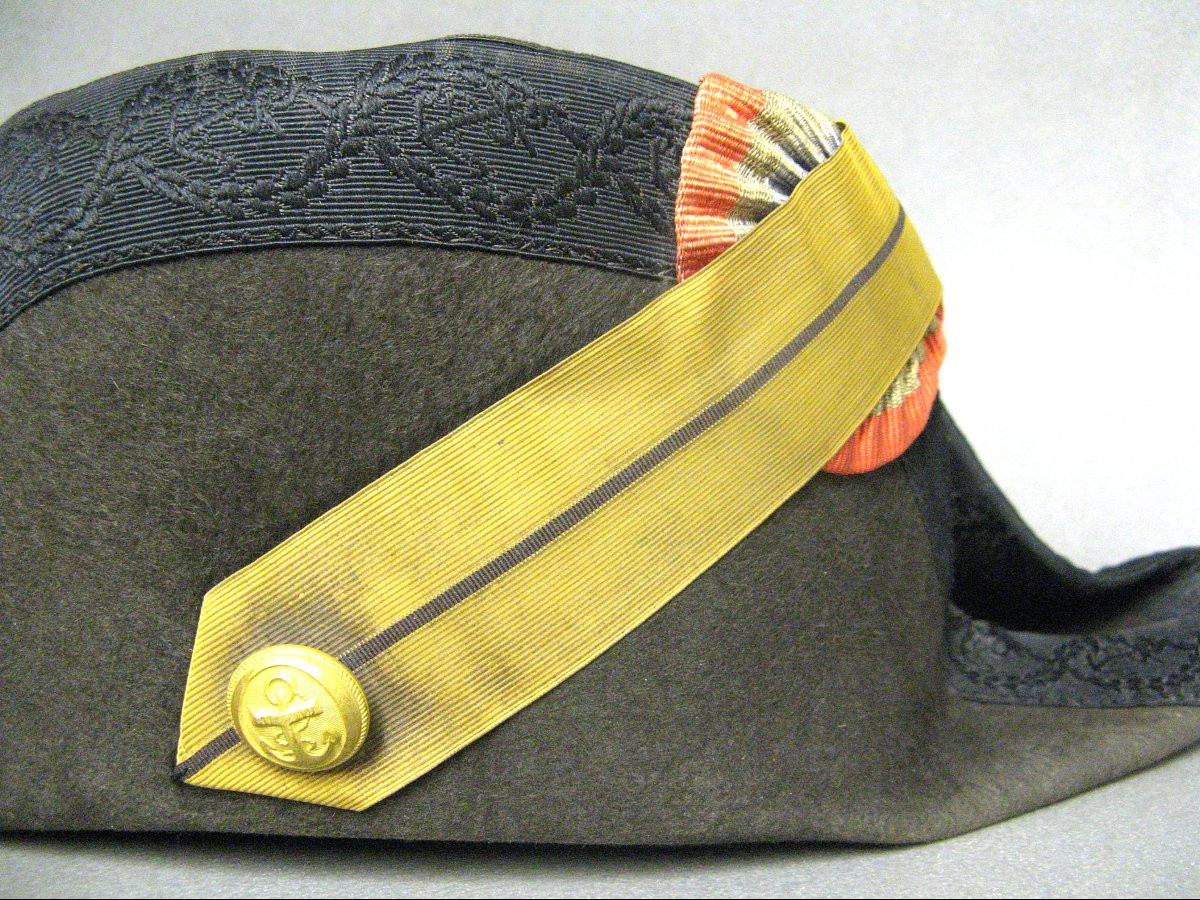 Bicorne De Sous Officier De Marine III Républicaine.-photo-2