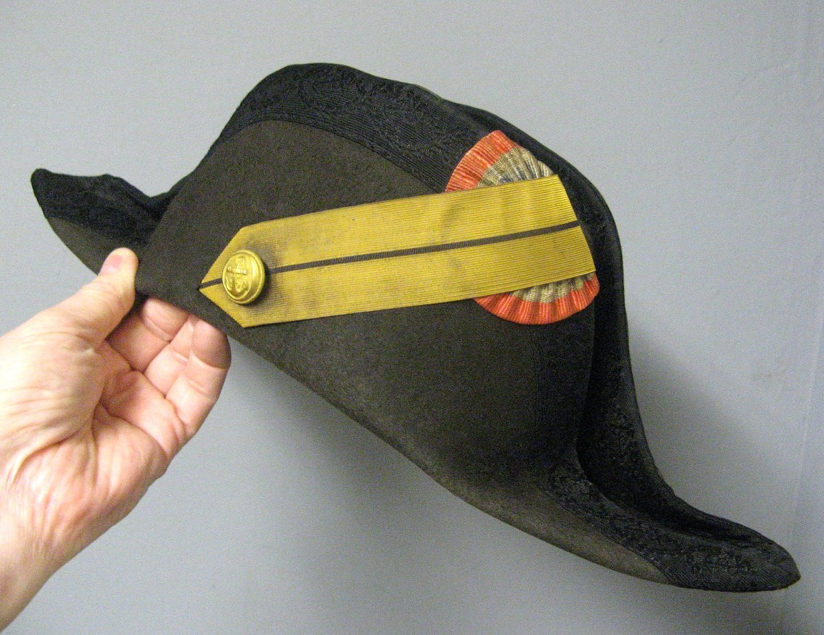 Bicorne De Sous Officier De Marine III Républicaine.-photo-2