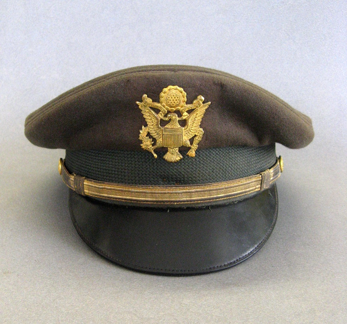 Casquette d' Officier Subalterne  US ARMY Vietnam.-photo-2