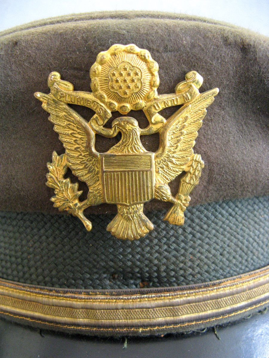 Casquette d' Officier Subalterne  US ARMY Vietnam.-photo-3
