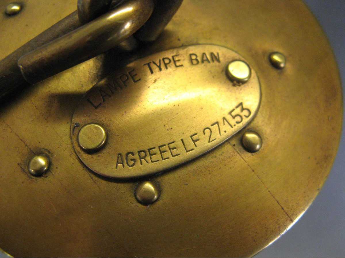 lampe de sécurité d'ingénieur des mines de type BAN. Arras.-photo-4