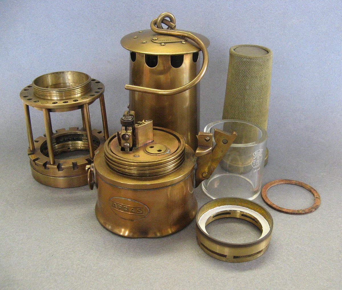 lampe de sécurité d'ingénieur des mines de type BAN. Arras.-photo-2