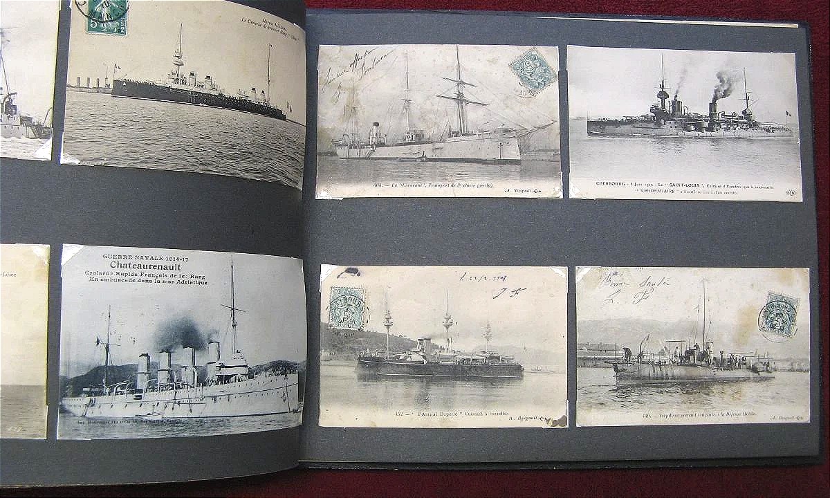  Bateau Marine Militaire 14/18 - 150 CPA - Album Musical.-photo-2
