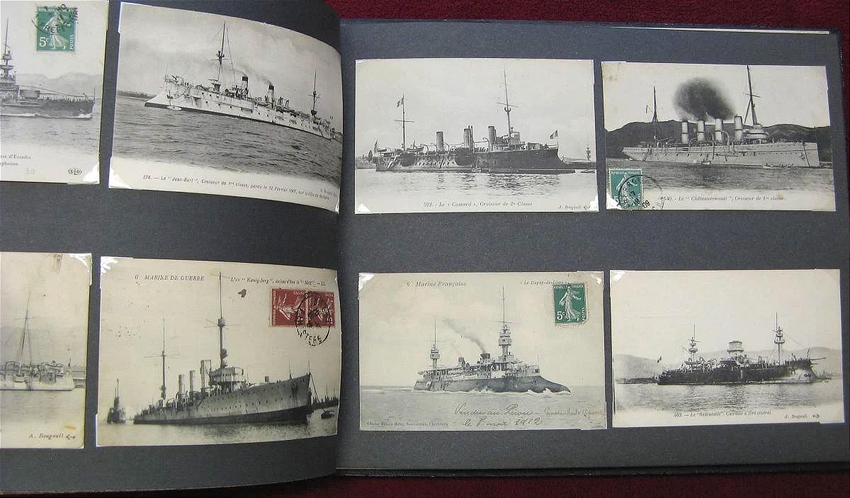  Bateau Marine Militaire 14/18 - 150 CPA - Album Musical.-photo-3