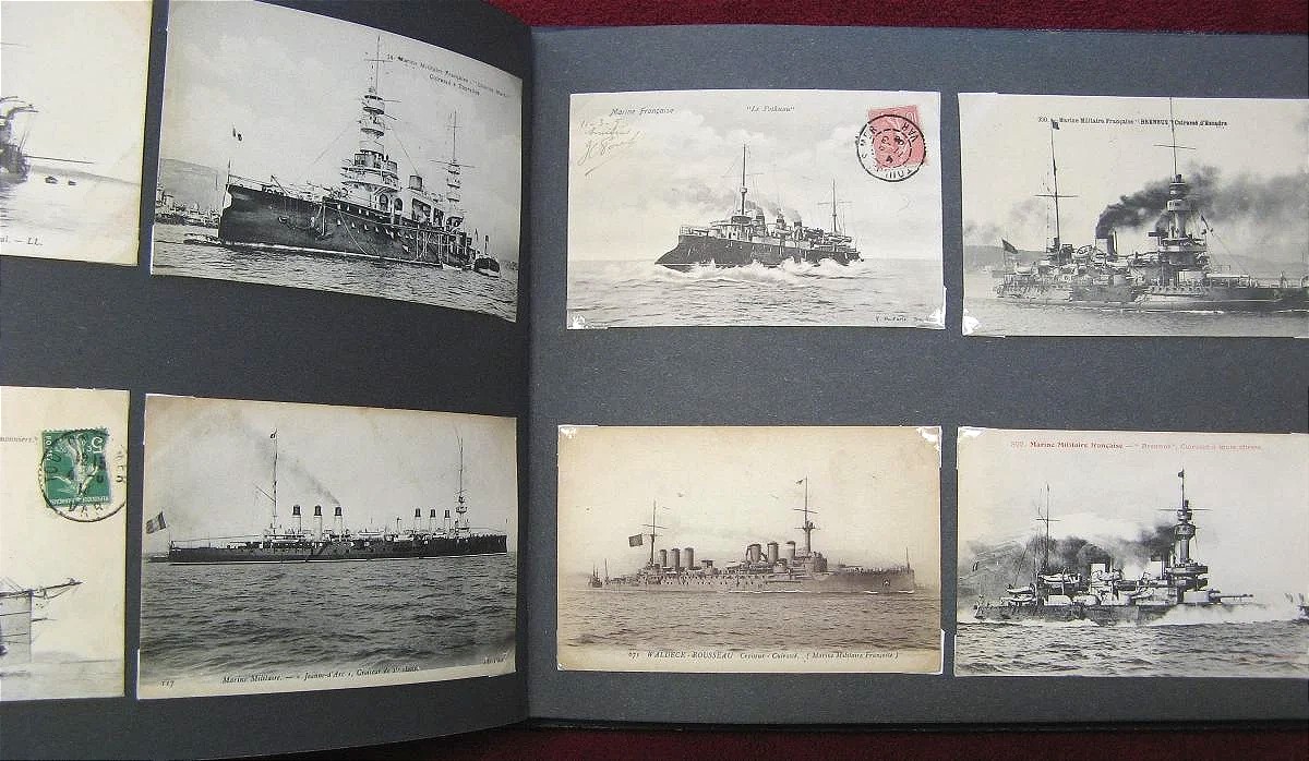  Bateau Marine Militaire 14/18 - 150 CPA - Album Musical.-photo-3