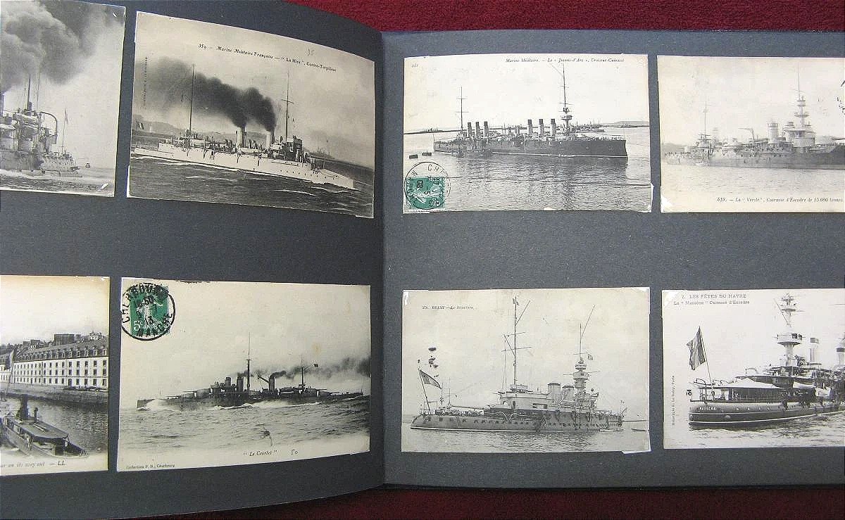  Bateau Marine Militaire 14/18 - 150 CPA - Album Musical.-photo-4