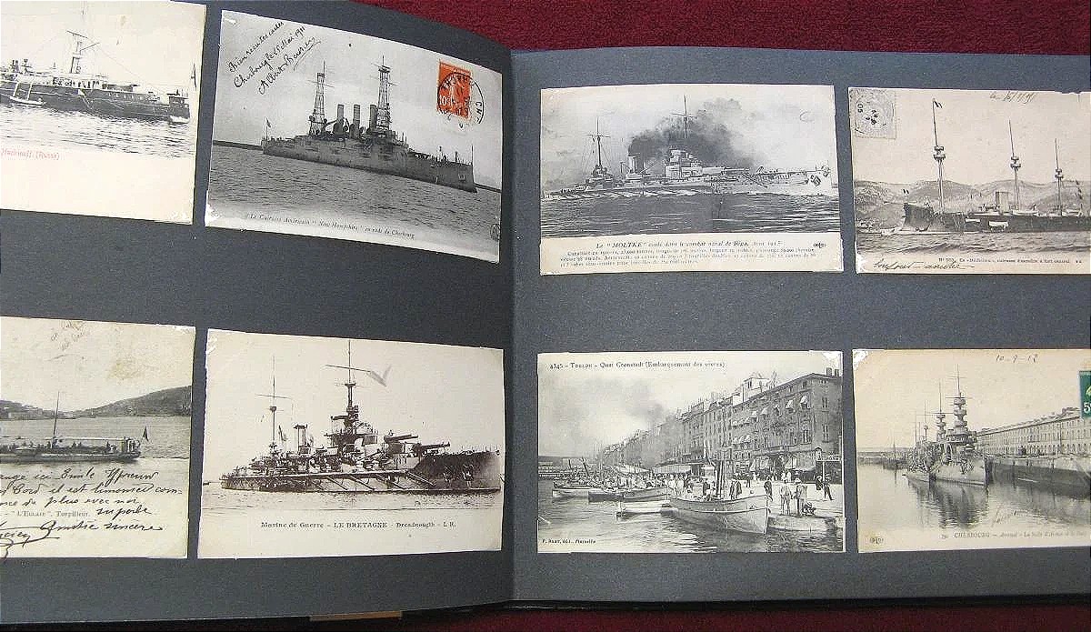  Bateau Marine Militaire 14/18 - 150 CPA - Album Musical.-photo-5