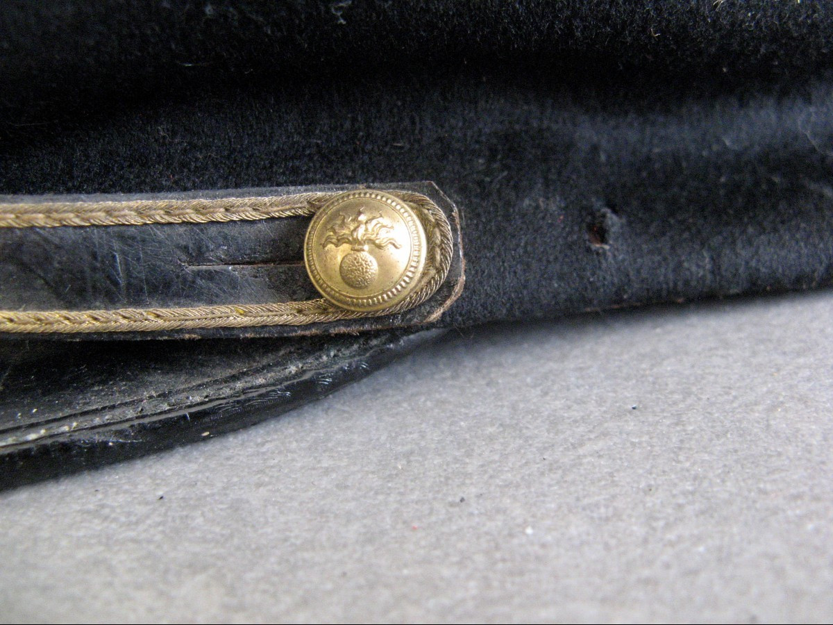 Képi Foulard De Grande Tenue d'Un Capitaine d'Infanterie 14/18.-photo-3