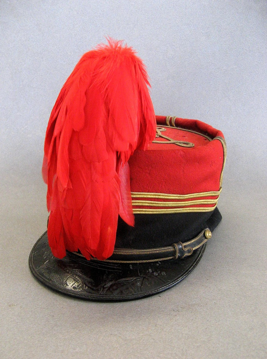 Képi Foulard De Grande Tenue d'Un Capitaine d'Infanterie 14/18.-photo-4