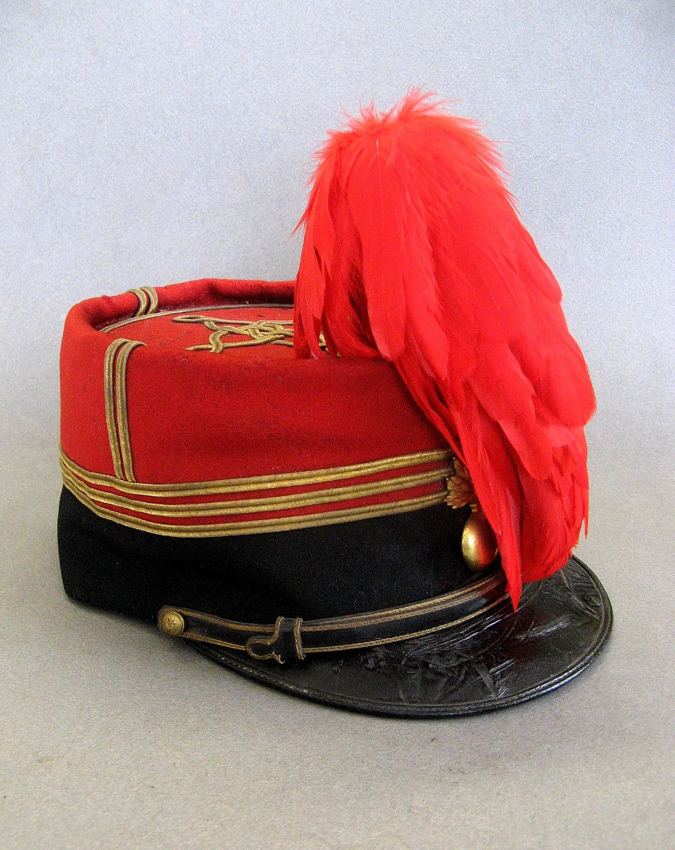 Képi Foulard De Grande Tenue d'Un Capitaine d'Infanterie 14/18.