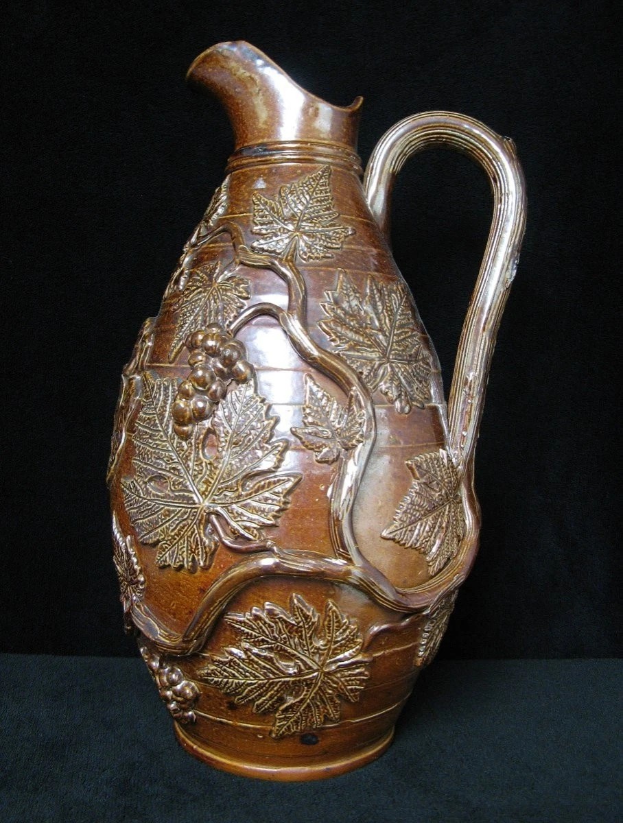 Pichet En Grès Du Beauvaisis - Hauteur 36 cm.