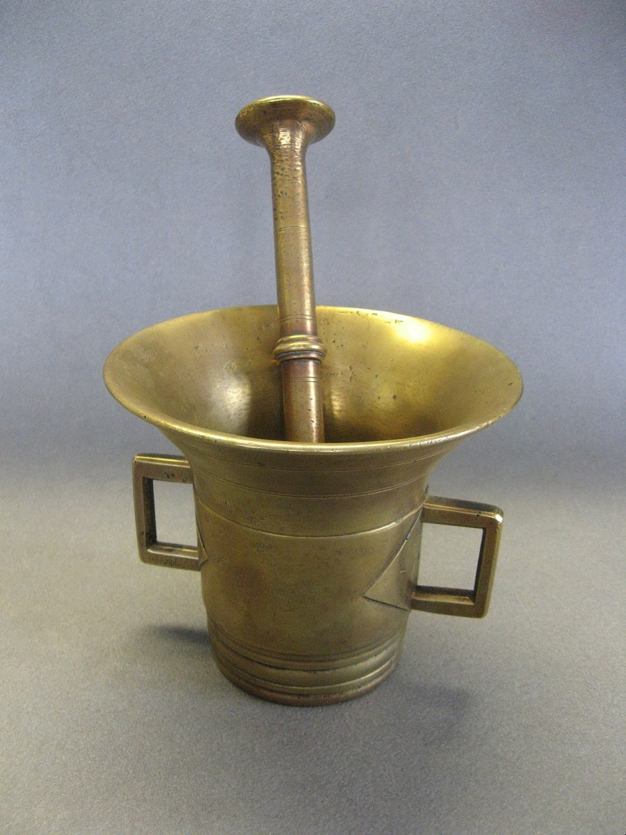 Série De Mortiers En Bronze 17e/18e.-photo-3