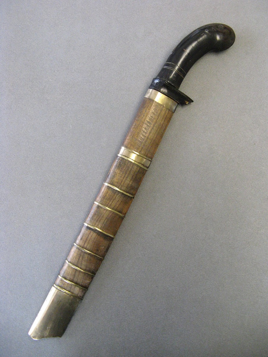Golok Short Sword, Java, Indonesia.-photo-4