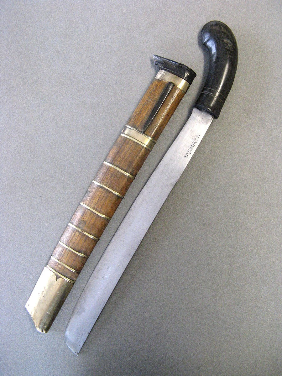 Golok Short Sword, Java, Indonesia.