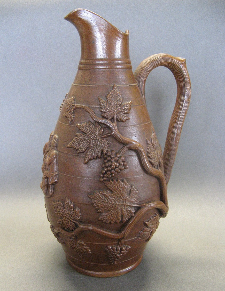 Pichet En Grès Du Beauvaisis - Hauteur 32 cm.