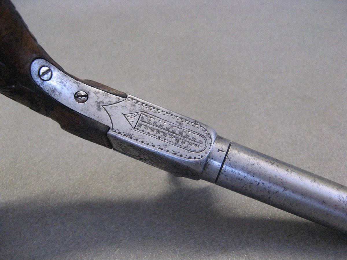 Mid-19th-century Pocket Percussion Pistol.-photo-3