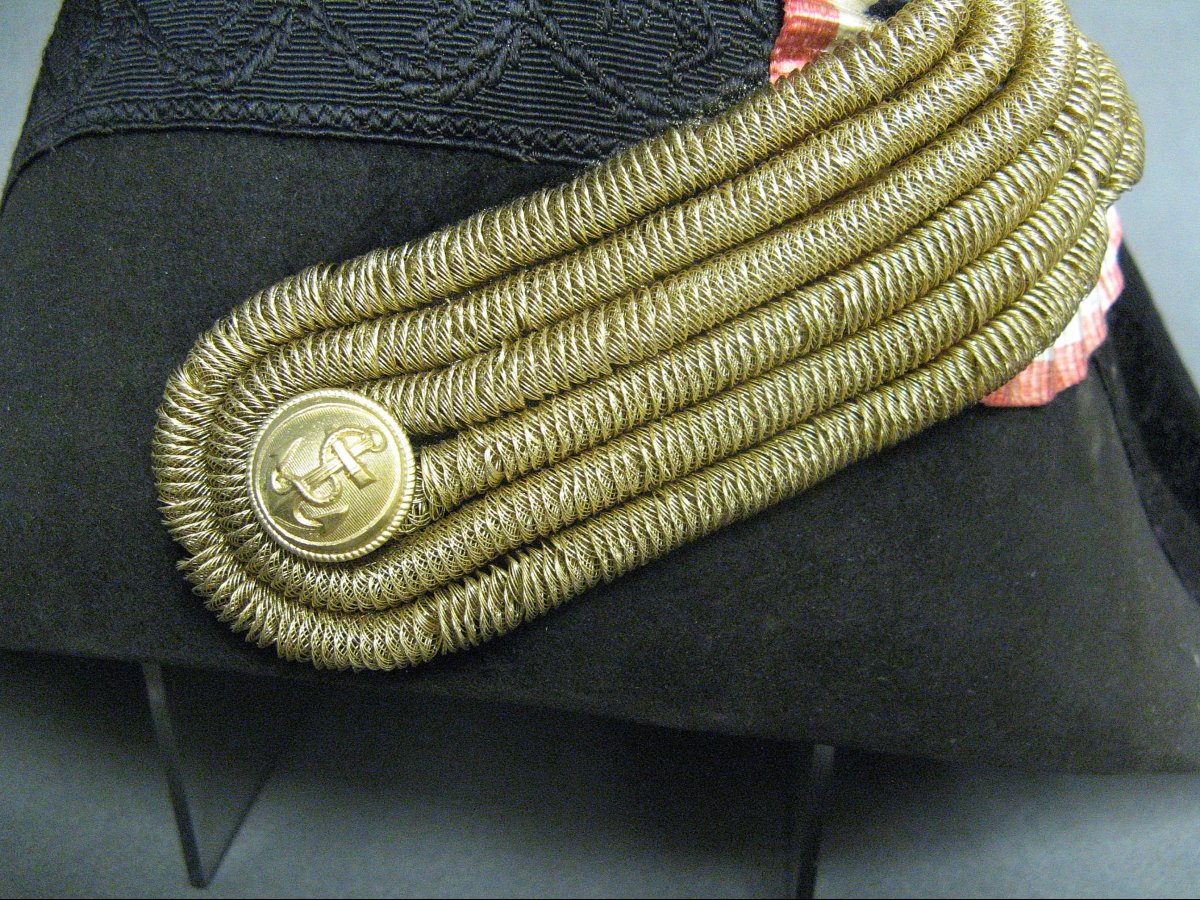 Third Republic Senior Navy Officer's Bicorne.-photo-2