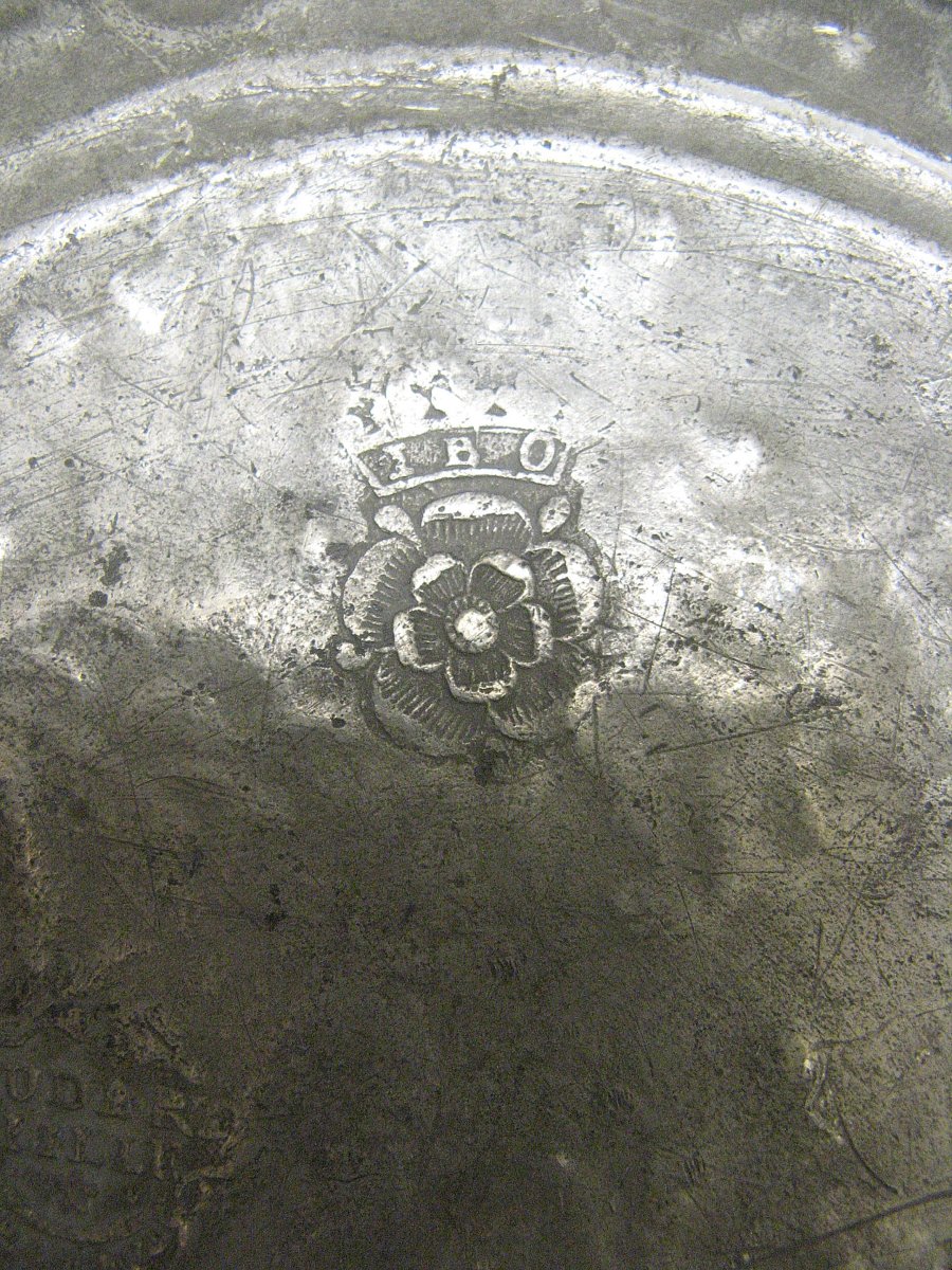 Grand Plat Royaliste De Louis XIV d'Epoque Charles X.-photo-5