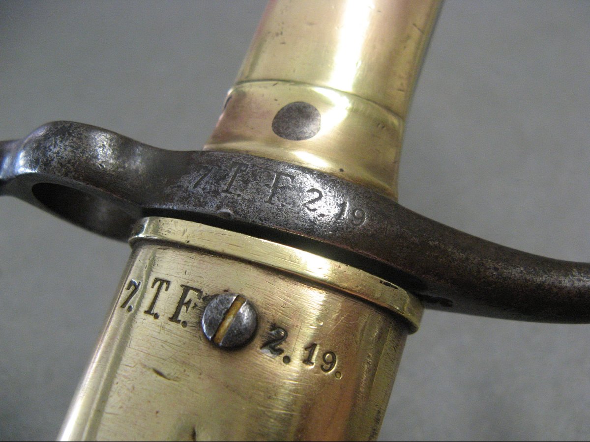 Baïonnette régimenté Mauser Mle 1871.-photo-5