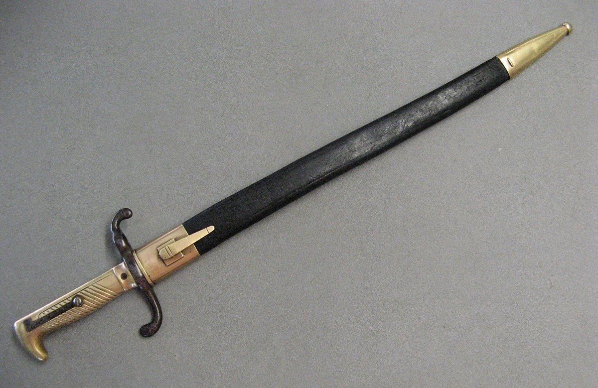 Baïonnette régimenté Mauser Mle 1871.-photo-6