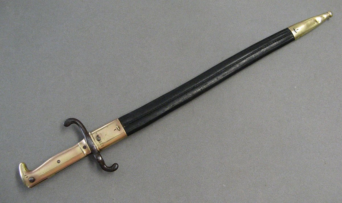 Baïonnette régimenté Mauser Mle 1871.-photo-7