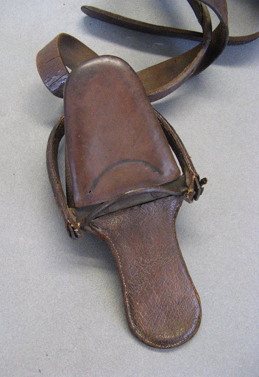 19th-century "amazones Slipper" Stirrup.-photo-2