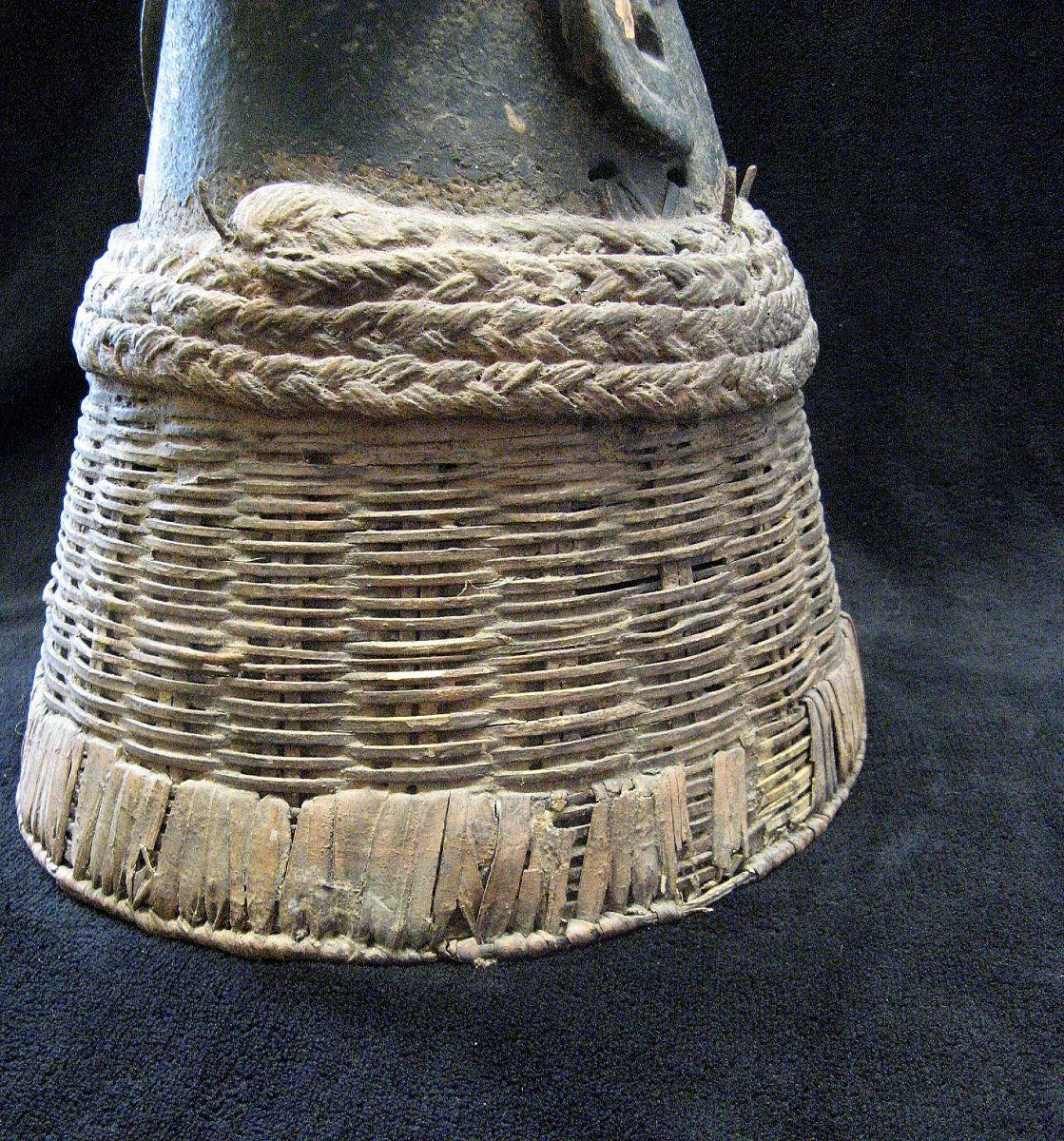 Kongo People Ritual Helmet Mask.-photo-1