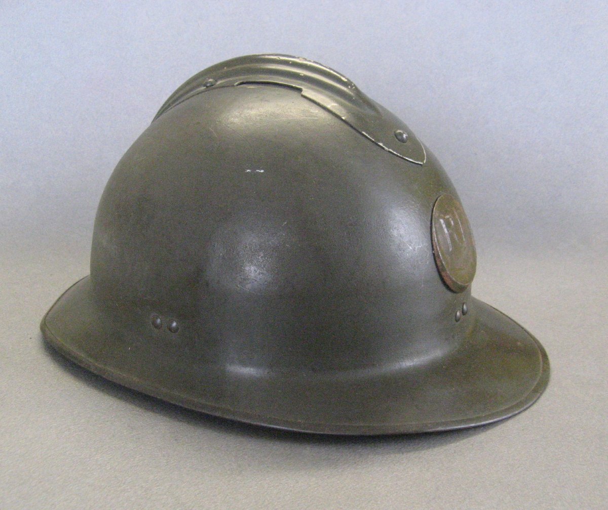 Adrian Helmet, Model 1926: African Troops, African Chasseurs, Spahis, Zouaves, And Tirailleurs.-photo-3