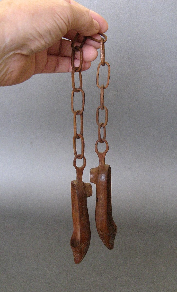 A 19th-century Masterpiece By A Clog Maker.-photo-4