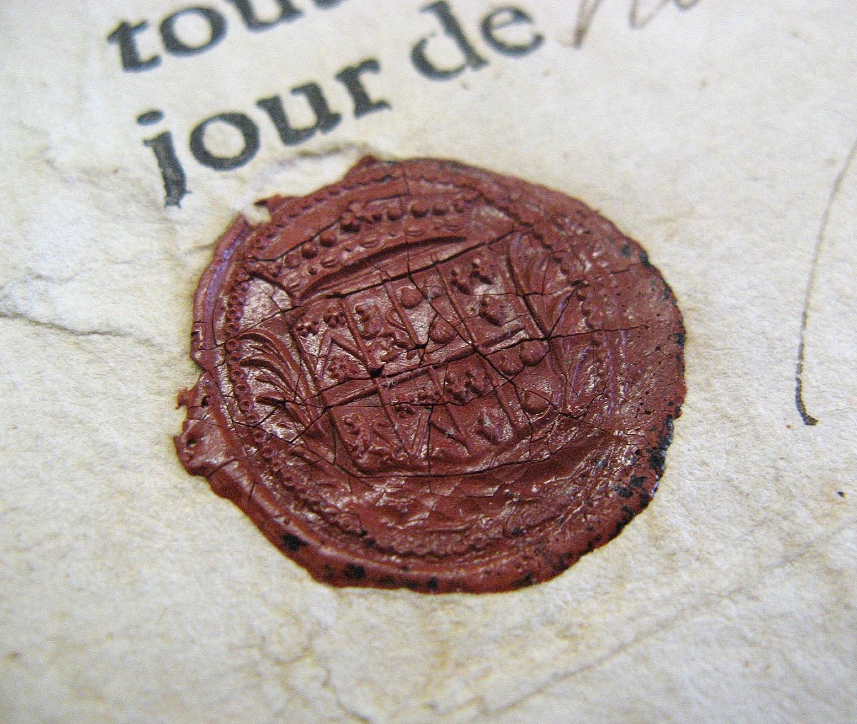 Sauf-Conduit 17e Du Comte De Nancré châtellenie d'Ath comté Du Hainaut. Louis XIV.-photo-3