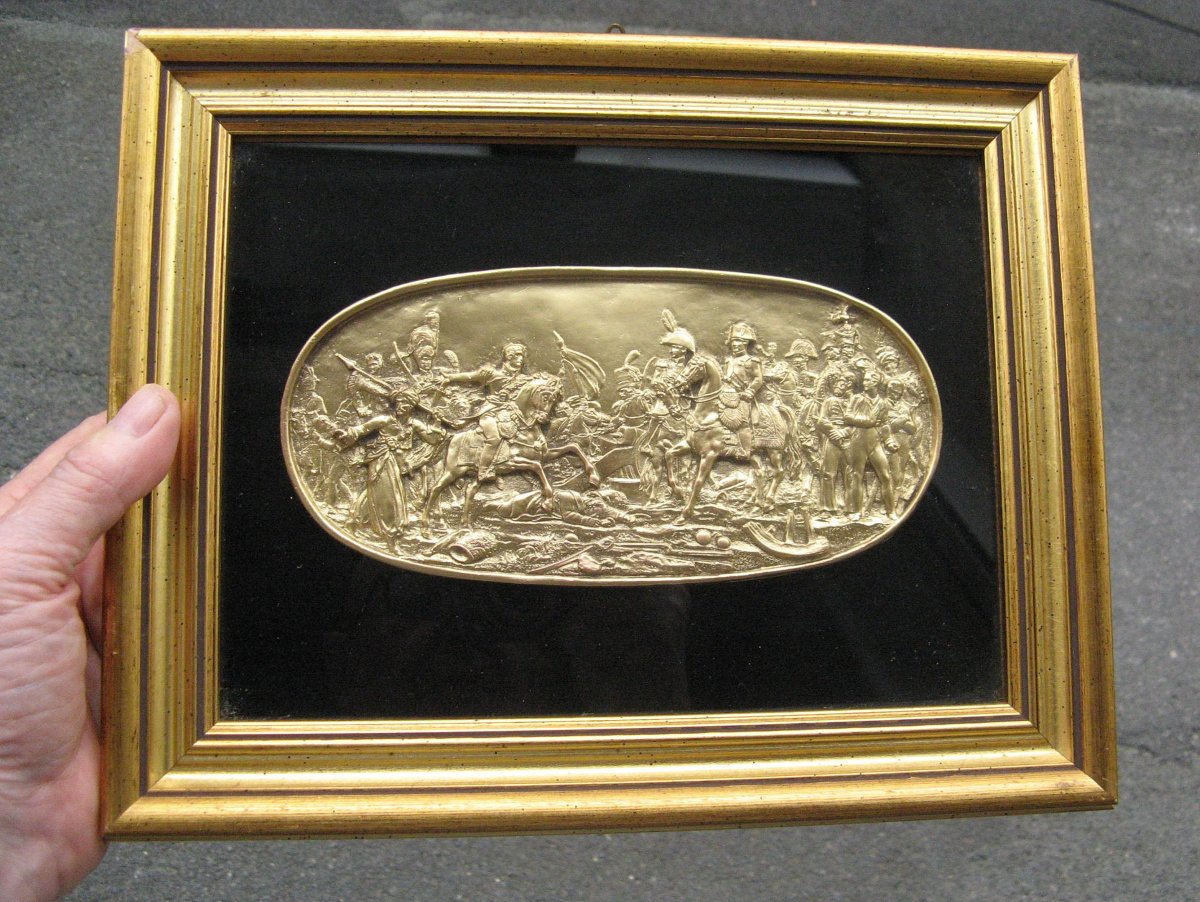  Bas-relief "napoleon At Austerlitz."-photo-2