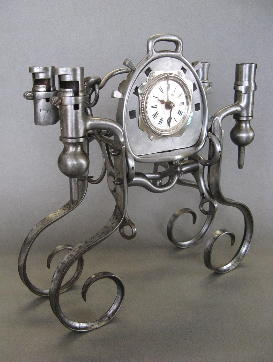 Pendule d'Officier. Travail d'Arsenal Fin XIXe-photo-2
