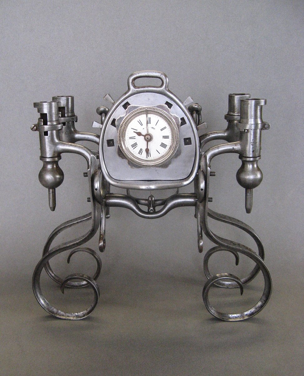 Pendule d'Officier. Travail d'Arsenal Fin XIXe-photo-2