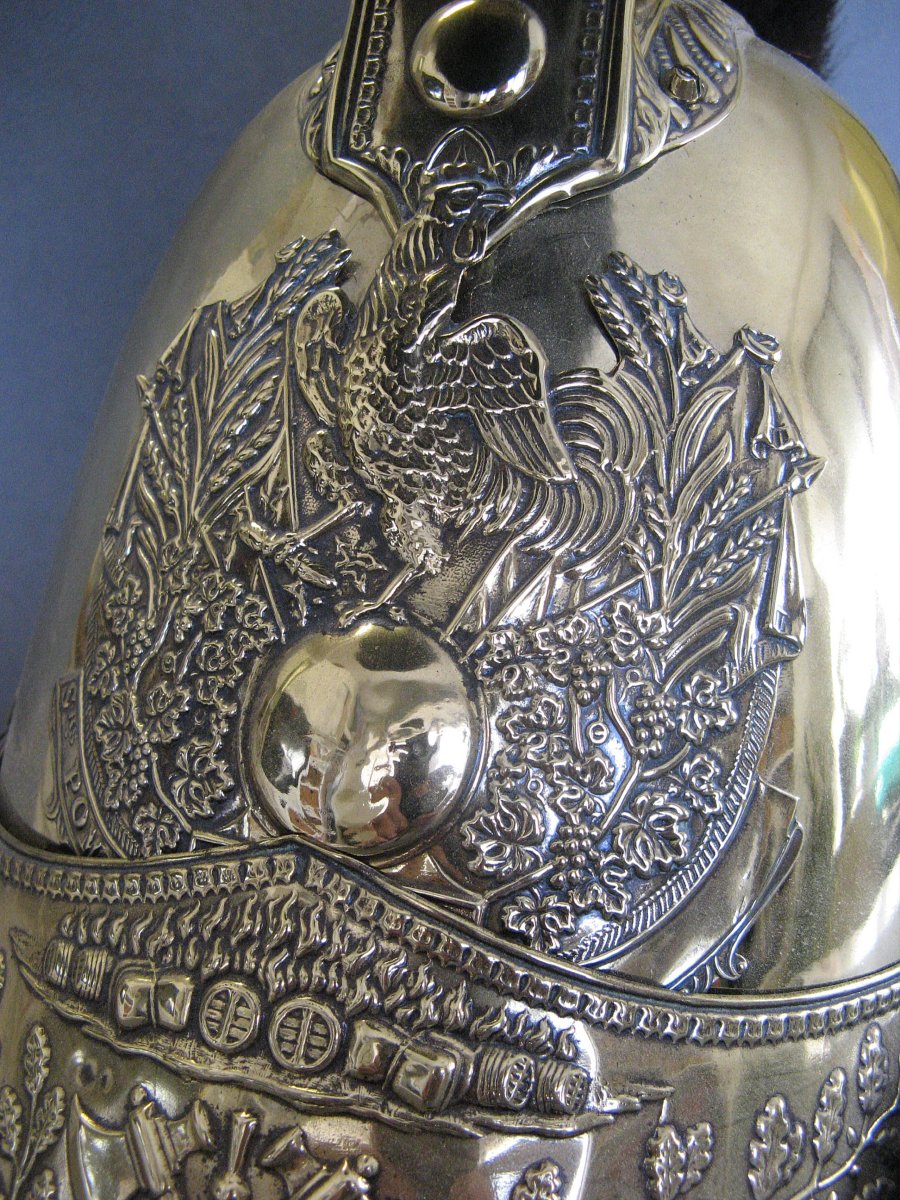 Officer's Firefighter Helmet, Model 1821. Louis Philippe.-photo-2