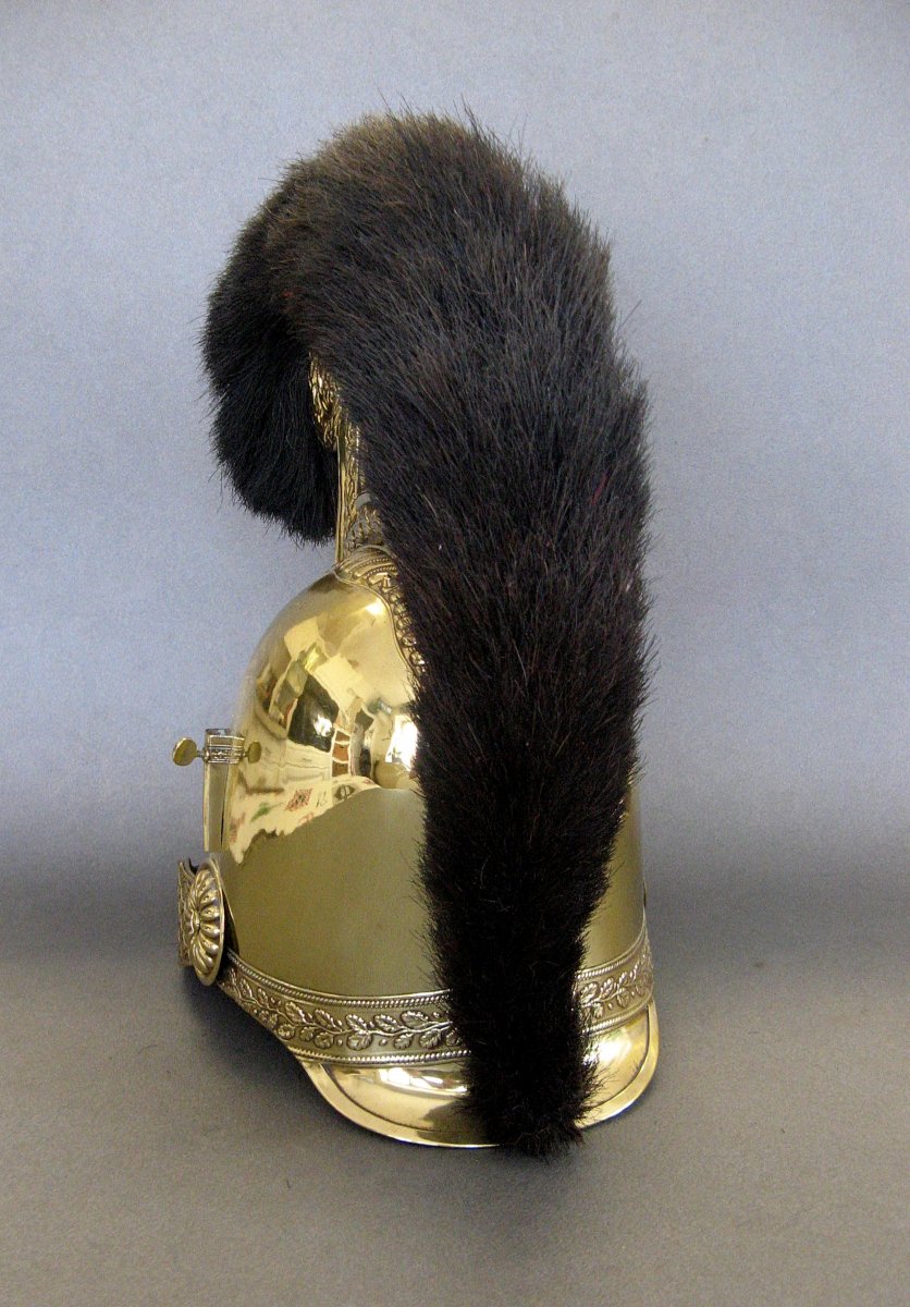 Officer's Firefighter Helmet, Model 1821. Louis Philippe.-photo-2