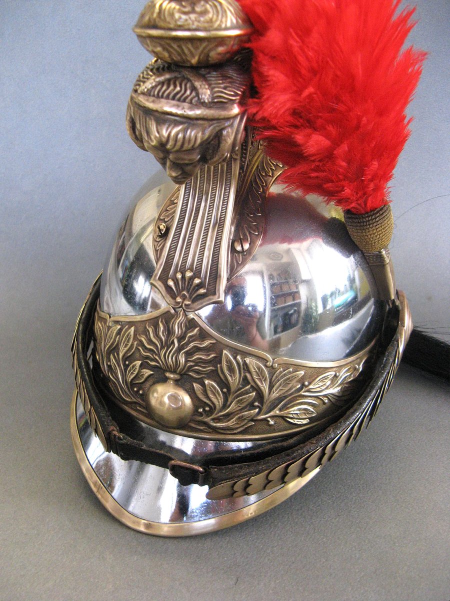 1874 Model Infantryman's Helmet.-photo-4