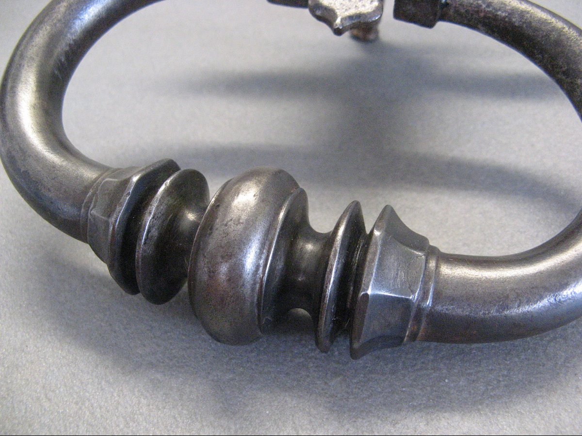 Monastic Door Knocker, Late 17th Century, Louis XIV Period.-photo-3