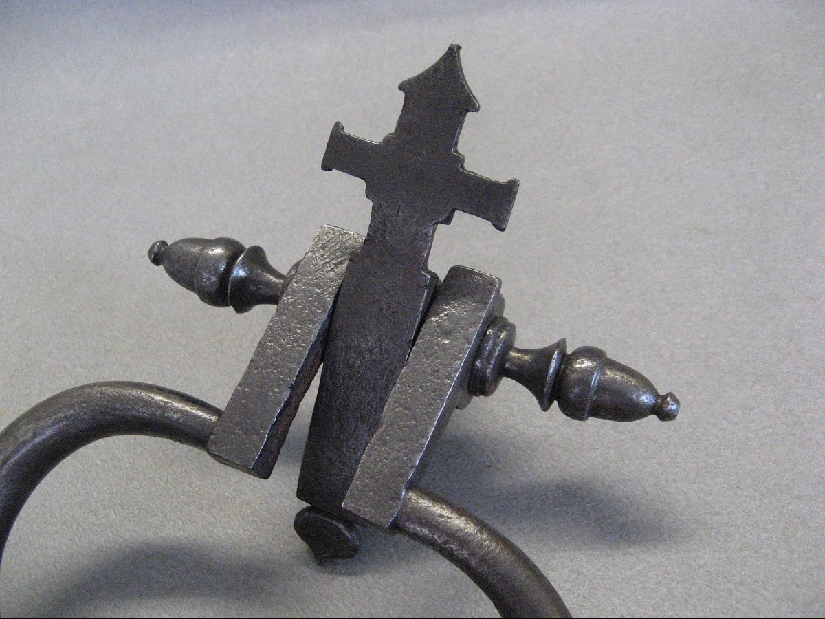Monastic Door Knocker, Late 17th Century, Louis XIV Period.-photo-2
