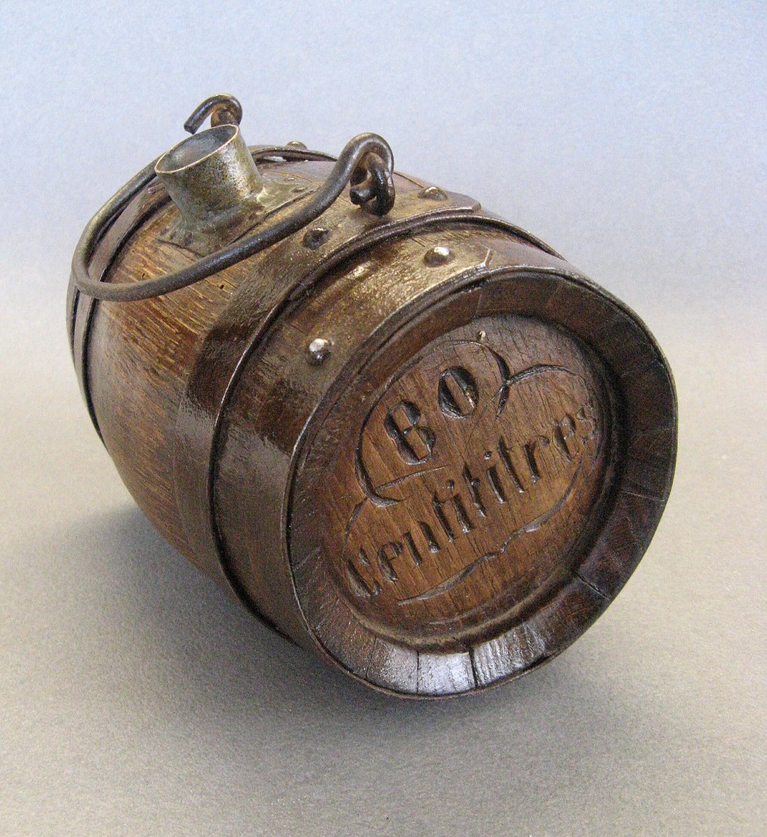 Alpine Shepherd's Barrel From Savoie, Late 19th Century.