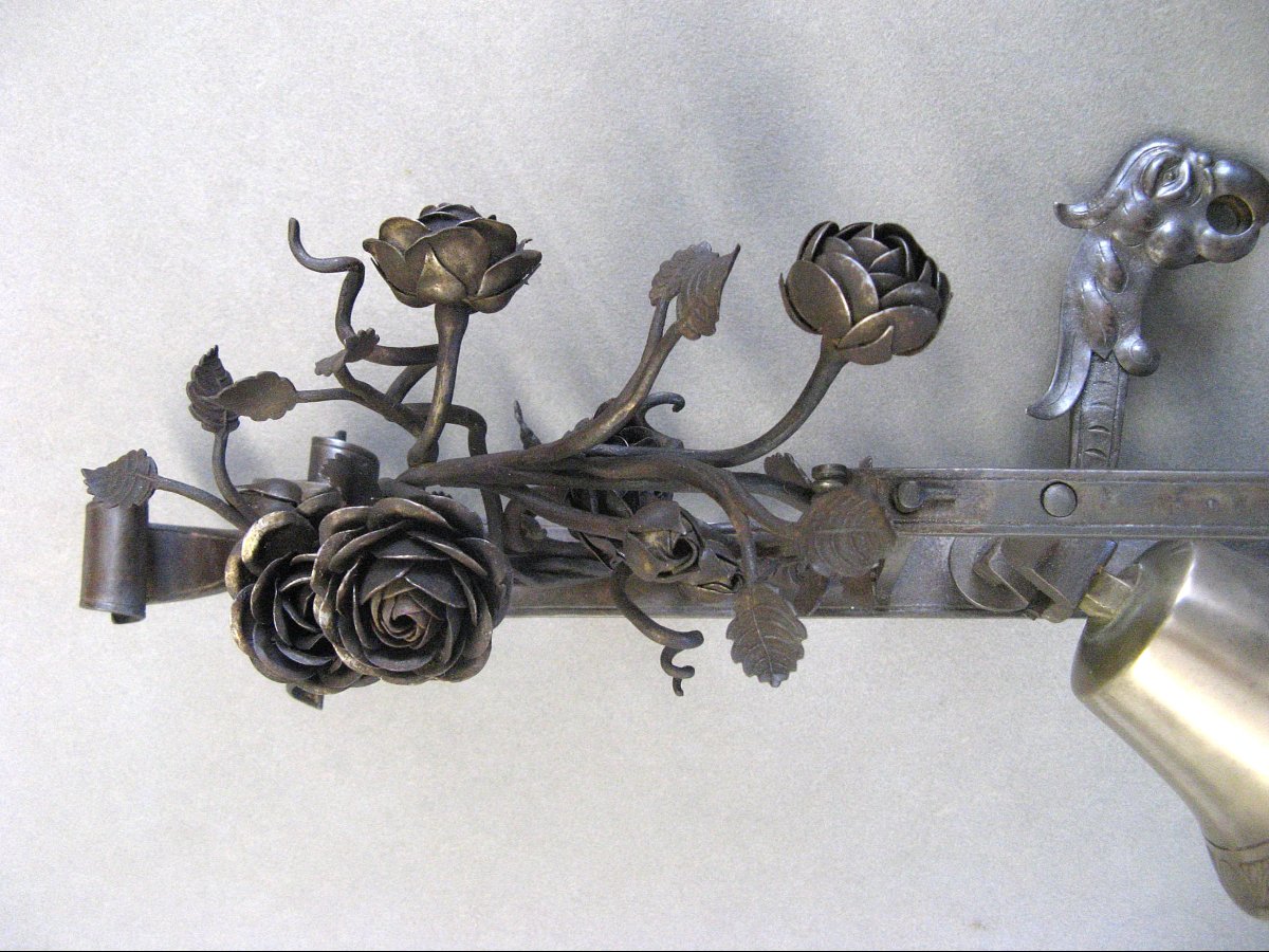 Masterful Art Nouveau Ironwork From The Late 19th Century.-photo-4